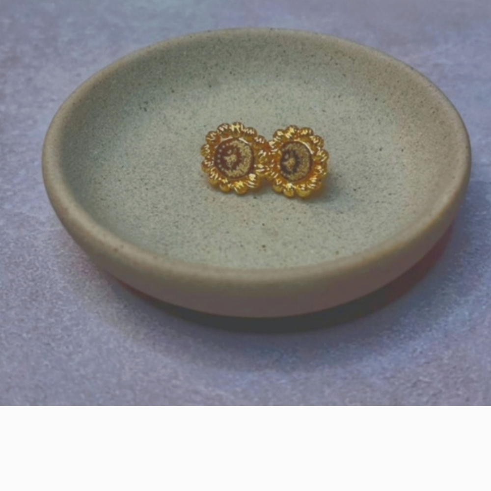 Elegant Gold Plated Turkish Coin Earrings